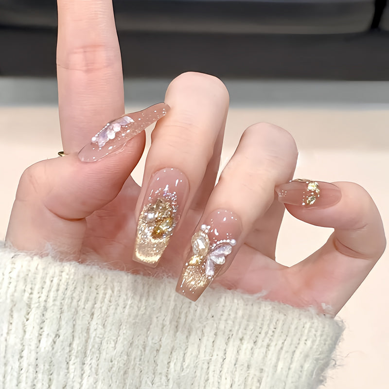 Champagne Luxury Nail Stickers