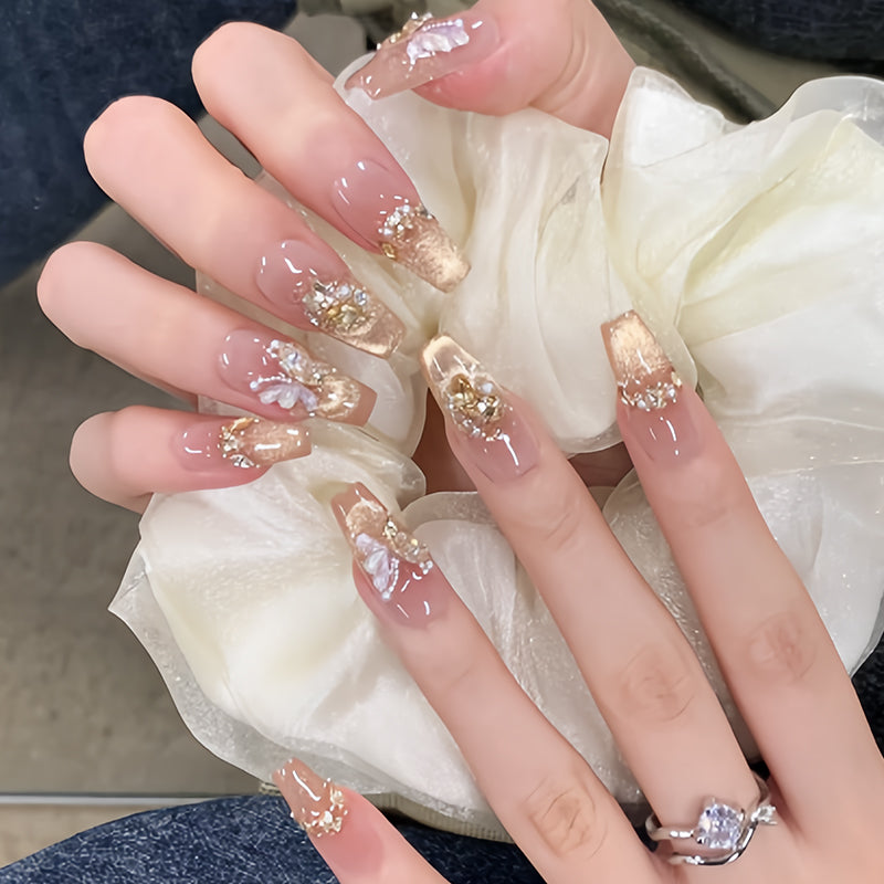 Champagne Luxury Nail Stickers