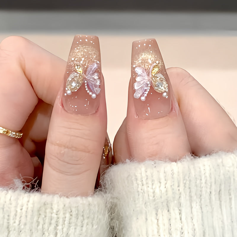 Champagne Luxury Nail Stickers