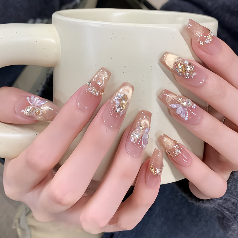 Champagne Luxury Nail Stickers